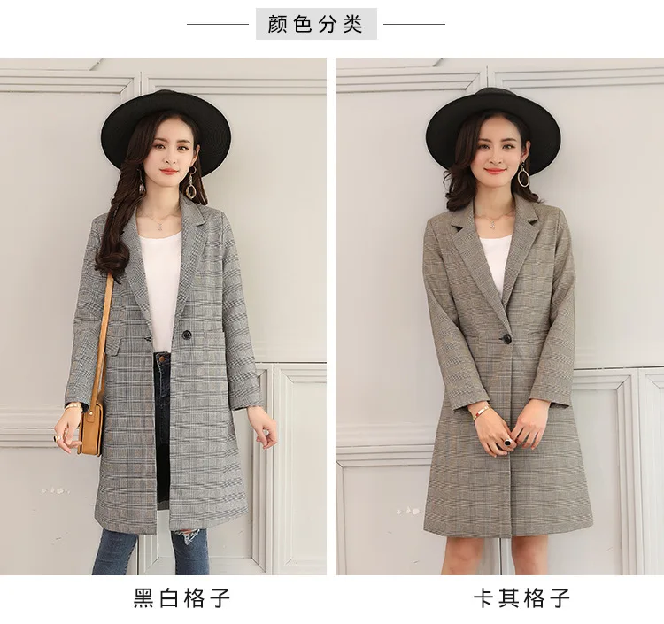 2018 Новый жира мм большие размеры костюм куртка Весенний костюм, большие размеры женские длинные стиль сетки Ветер пальто корейской версии