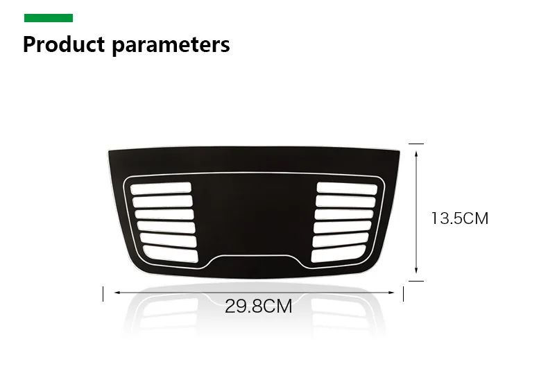 Airspeed Aluminum Alloy for BMW E90 Accessories for BMW E90 Sticker for BMW E90 Interior Trim Car AC Outlet Vents Frame Stickers (13)