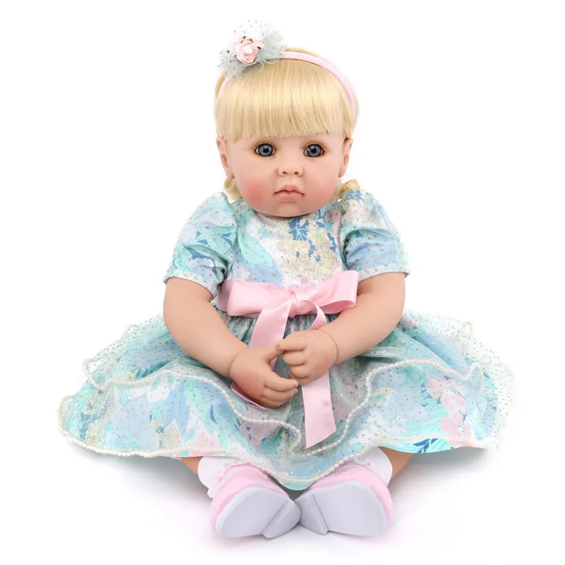 

Reborn dolls lifelike bebe girl princess silicone baby dolls 20"50cm creative children gift play house toys bonecas reborn