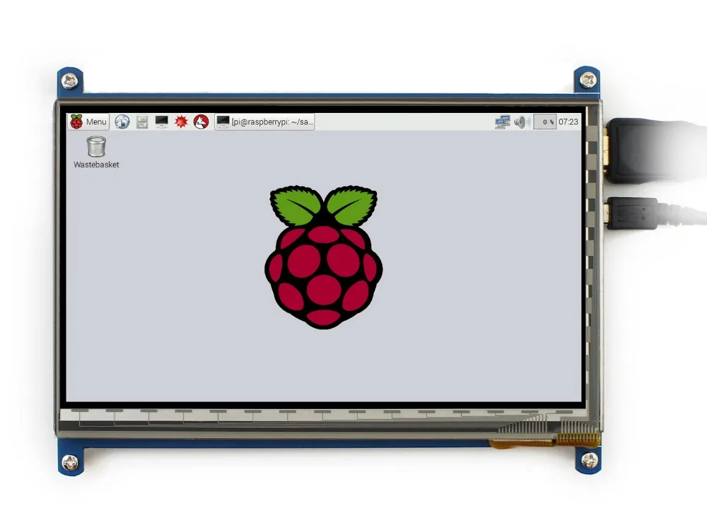  7 inch Raspberry pi 3 touch screen 1024*600 7 inch Capacitive Touch Screen LCD HDMI interface suppo