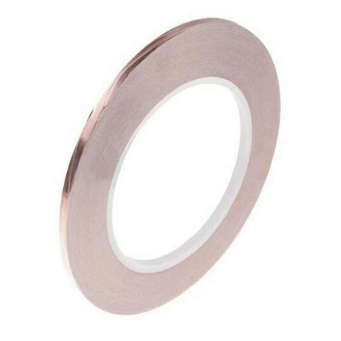 New Conductive Copper Tape Roll 5mm x 30M WFR Ribbon Shieldin Tape