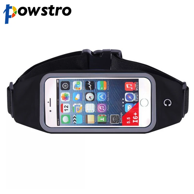 5.5Inch Sport Running Waist Pack Belt Adjustable Phone Bag Nylon Case
