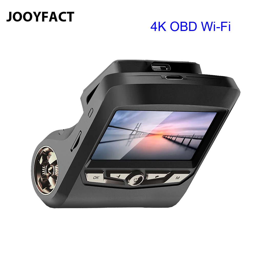 

JOOYFACT A8 4K Ultra HD OBD Car Dash Cam DVR Recorder Registrator Camera 2160P 1080P Sony IMX307 96660 Night Vision HUD WiFi