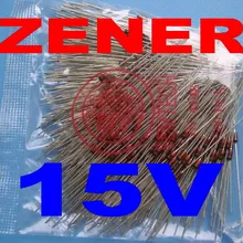 500 шт./лот) 15 В 1/2 Вт стабилитрон, 0.5 Вт, do-35 Вышивка Крестом Пакет