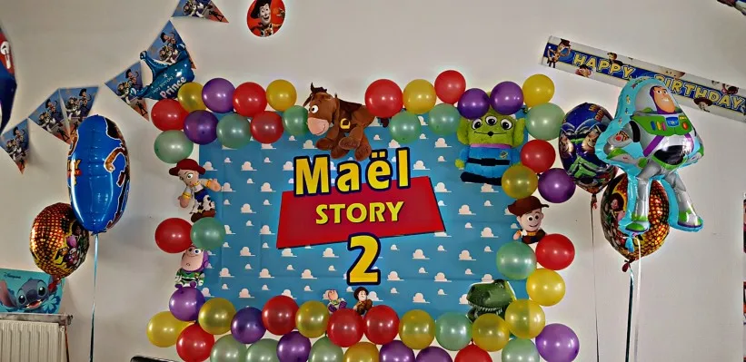  Photo Background custom Toy Story Themed Jessie Invitation Party Cloud Children birthday banner Cus - 32891042637