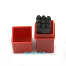 Free Shipping Number Die Letter Steel Stamp Punch 2.5mm ALPHABET Jewelers Set Choice 9pcs/lot alphabet number pattern wooden stamp set