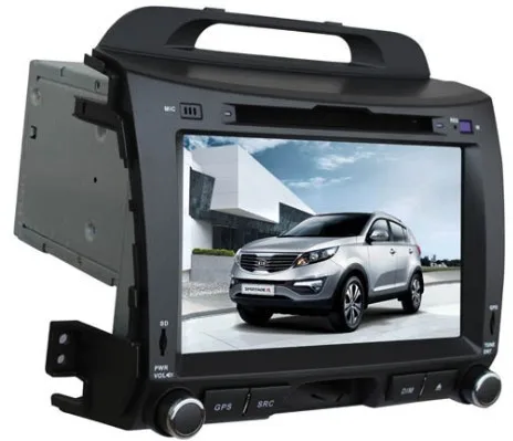 Автомобильный dvd gps для KIA SPORTAGE 2011- с ipod, rds, управление рулем