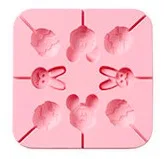 pink rabbit egg Формы для выпечки формы для торта кролик/вишня/Пеппа/медведь шоколадные формы силиконовые безопасные Конфеты DIY плесень в KATSSCN - Цвет: pink rabbit egg