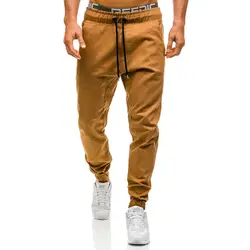 Новая мода Для мужчин s Штаны повседневные тренировочные штаны Для мужчин хлопковые брюки Штаны Брюки Чинос Бесплатная доставка Для мужчин