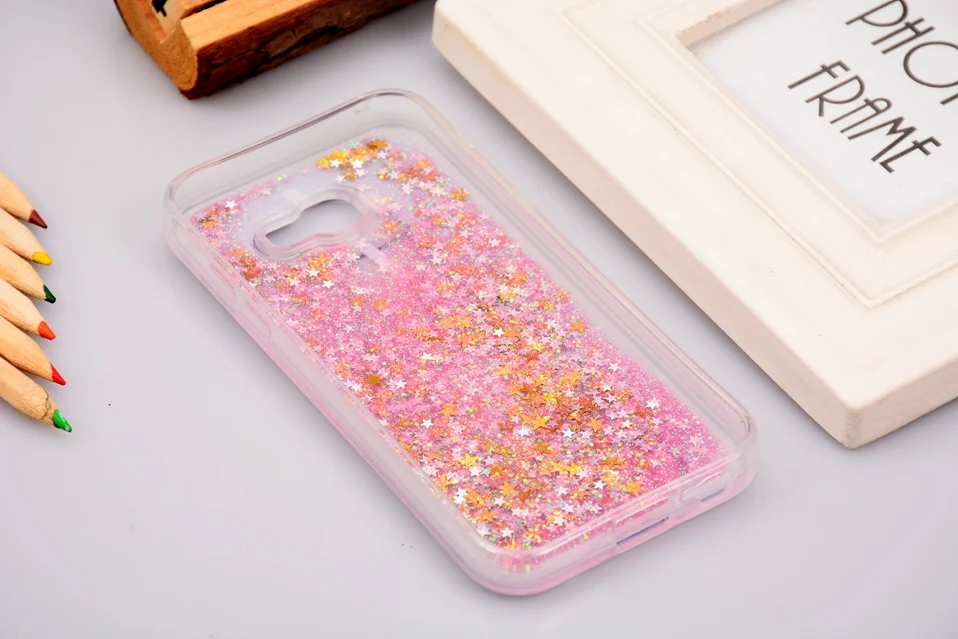 Reaoom for Samsung Galaxy A5 2017 Case Glitter Dynamic Liquid Colorful Star Quicksand Bottle Unicorn Cover for Galaxy A5 2017    (2)