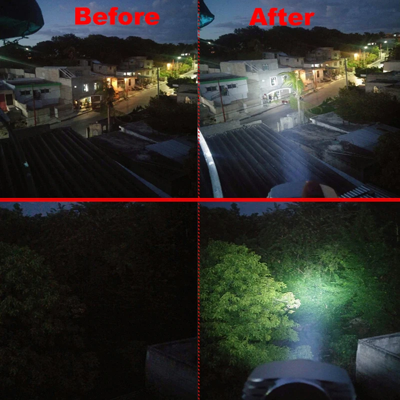 CNSUNNYLIGHT Motorcycle LED Headlight Spotlight 18W 2700Lm Super Bright White Moto Fog DRL Headlamp Hunting Driving Spot Lights (18)