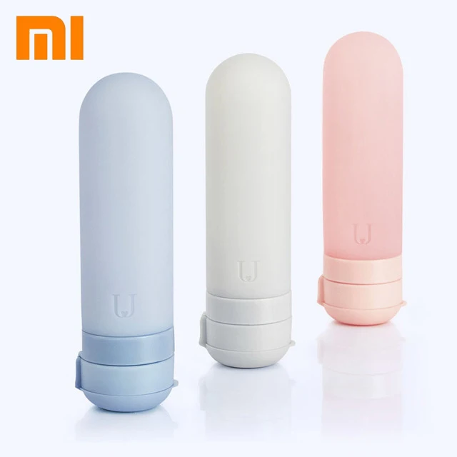 Дорожный набор силиконовых бутылок Xiaomi U 3 модели портативный легкий мягкий