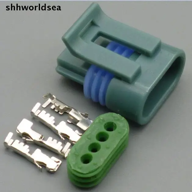 

shhworldsea 5/30/100sets 4 way Camshaft Position Sensor Connector metripack plug connector Kit case for optispark 93 - 94