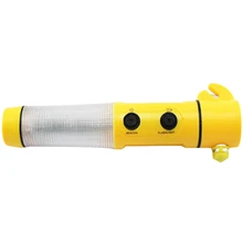 Мини 4 в 1 безопасности молоток многофункциональный инструмент с светодиодный свет Аварийные ручные инструменты