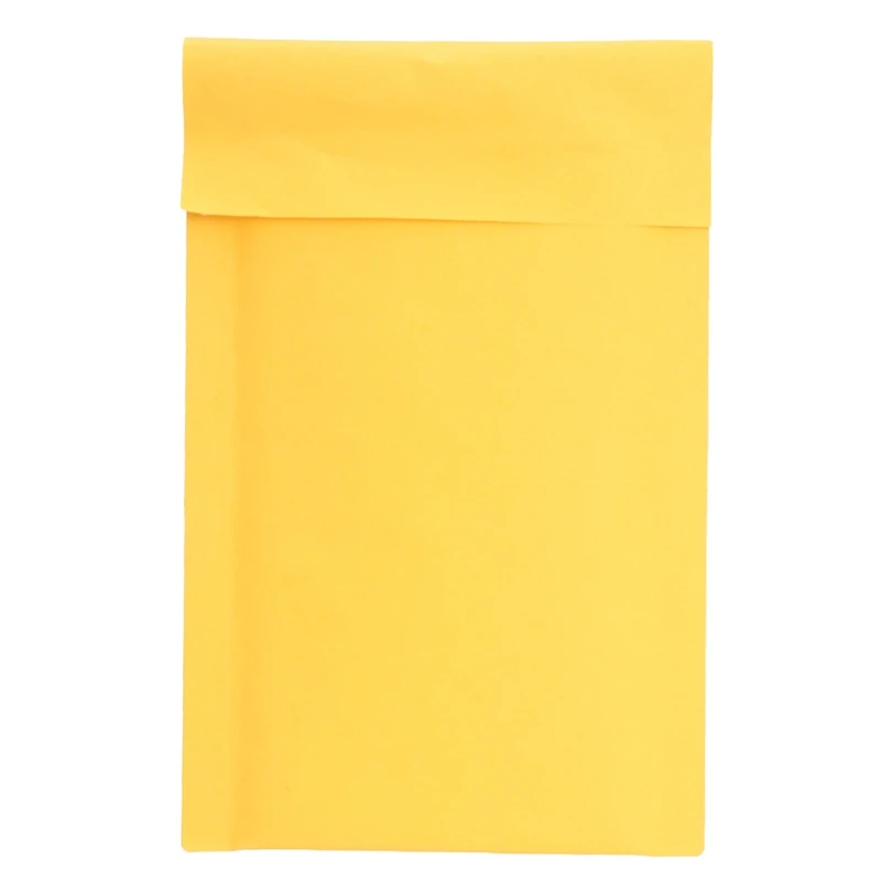 Kicute 50 шт./компл. крафт пузырь почтовые мягкие конверты желтый Самоуплотняющаяся доставка Сумки 120x180 мм Офис Школьные принадлежности