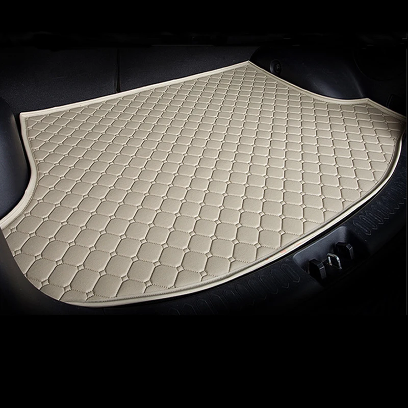 

Custom Leather Cargo Liner Trunk Mat for Skoda Yeti Octavia Superb Rapid Kodiaq Karoq Kamiq Fabia Rear Floor Mud Protector JH10