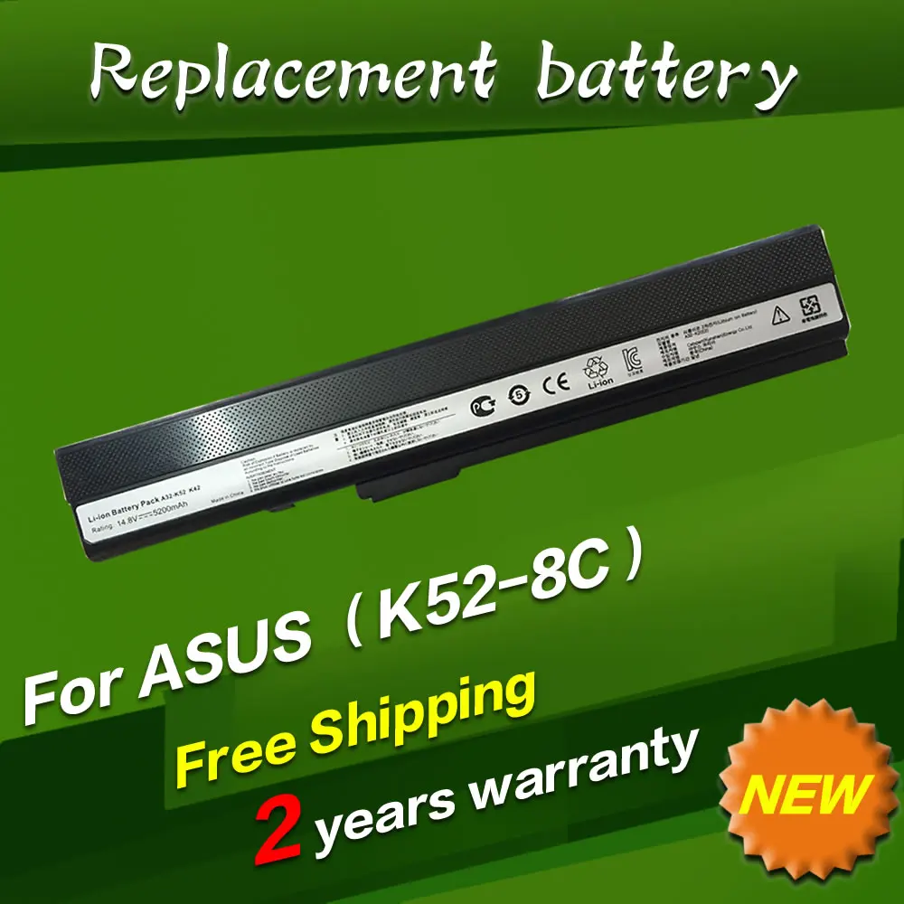 

JIGU laptop battery FOR ASUS K52N N82E N82J N82JQ N82JV P42F P52F P52JC X42DE X42DQ X42DR X42DY X42E33Jb-SL