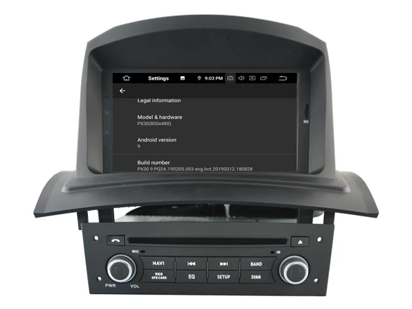 Flash Deal Navirider autoradio gps navigation android 9.0 car radio Player for RENAULT Megane II Fluence 2002-2008 stereo auto accessories 5