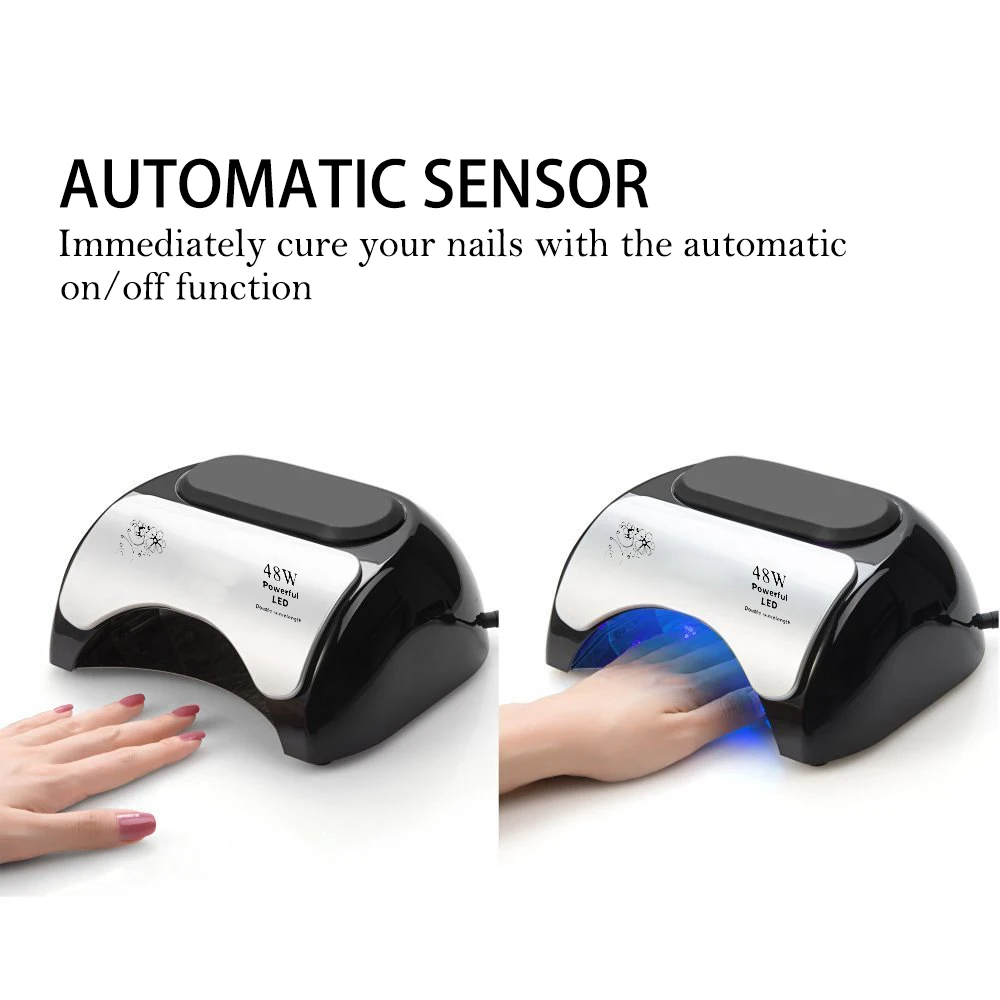  Biutee Professional 48 W CCFL LED UV Lamp Nail Dryer For Nail Gel Polish Curing Nails Lamp Dryers A - 32787029480