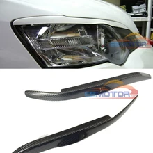 Настоящее углеродное волокно фары веки брови крышки 1 пара для Subaru Legacy 2004-2008 T065