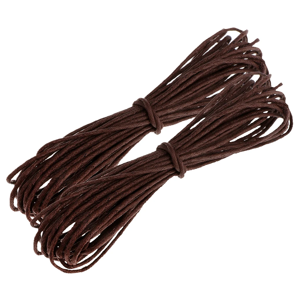 10yd 1.5mm Durable Handmade Leather String Jewelry Making Bracelet DIY Thread Cord for Necklace Bracelet Anklet Craft