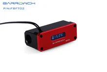 BARROWCH Black / Silver / Red digital water-cooled OLED water temperature meter FBFT02