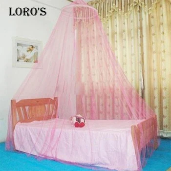 

Elegant princess Lace Mosquito Nets Summer Polyester Dome hanging Mesh Fabric Home Textile Bulk Accessories Supplies Products
