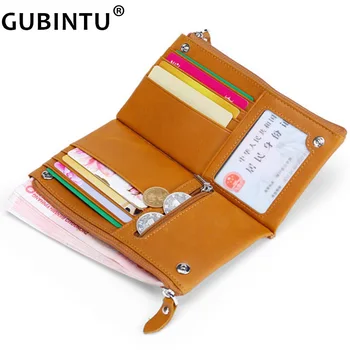 

GUBINTU Bank ID Business Phone Credit Card Holder Men Women For Cover On Case Wallet Female Purse Pocket Porte Carte Cardholder