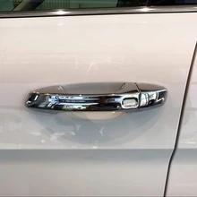 Аксессуары для стайлинга автомобилей 4 шт. ABS Хромированная внешняя дверная ручка Крышка Накладка для VW Volkswagen T-ROC