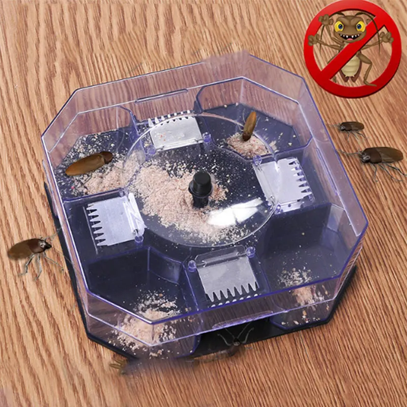 

1PC Household Effective Cockroach Traps Box Reusable Cockroach Bug Roach Catcher Cockroach Killer Bait Traps Pesticide