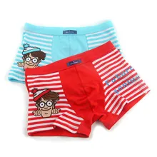 4 шт./лот, детские трусы боксеры из натурального бамбукового волокна для мальчиков 5-12 лет, нижнее белье, YFP17