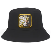 Новинка, мужская и женская кепка GOKU, шляпа в стиле хип-хоп, шляпа в рыбацком стиле, Панама, хлопковая Летняя Повседневная Кепка Swag Bob