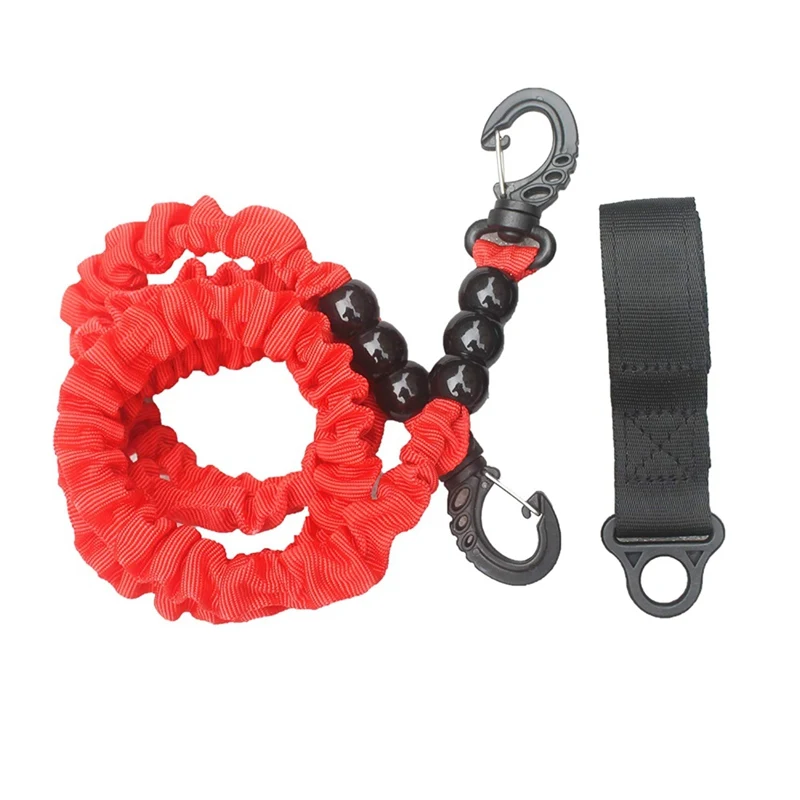 Kayak Canoe Red Tied Paddle Rope Surfing Fitness Kayaking Nylon Belt Towbar Traction Rope Safety Rope Accessories Kayak Canoe Red Tied Paddle Rope Surfing Fitness Kayaking Nylon Belt Towbar Traction Rope Safety Rope Accessories