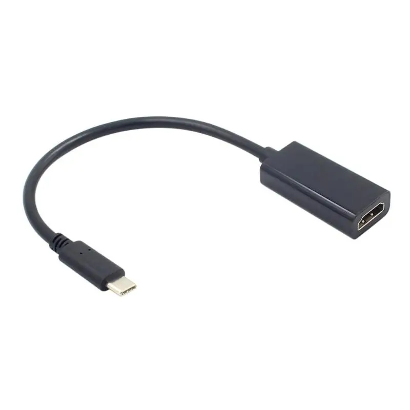 OPQ-USB Тип C к женскому HDMI HDTV кабель адаптер для samsung Galaxy S8 S8+ Macbook черный