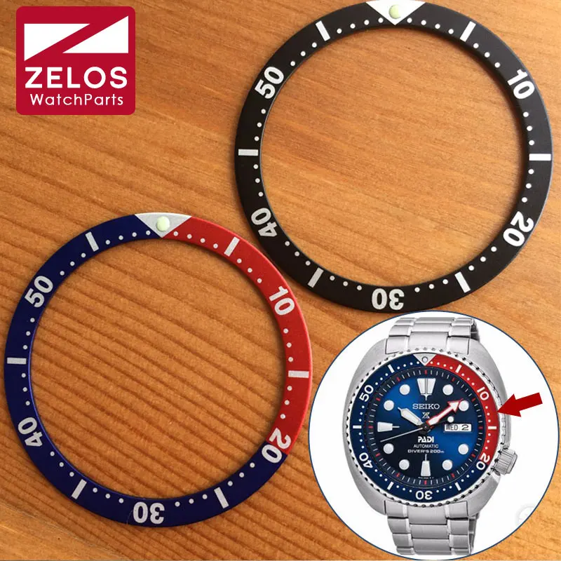 

Luminous Luminous watch pepsi bezels inserts loop for Seiko Diver/Prospex GMT man/lady watch parts blue&red black tools