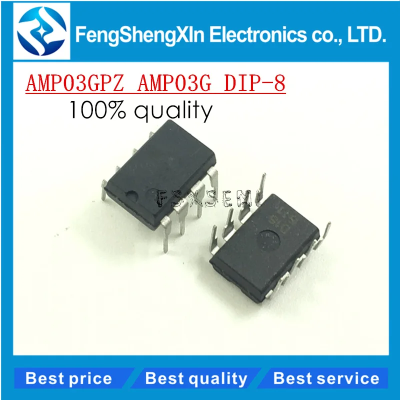 10 шт./лот Новый AMP03 AMP03GP AMP03G DIP-8 прецизионный блок дифференциального усилителя IC |