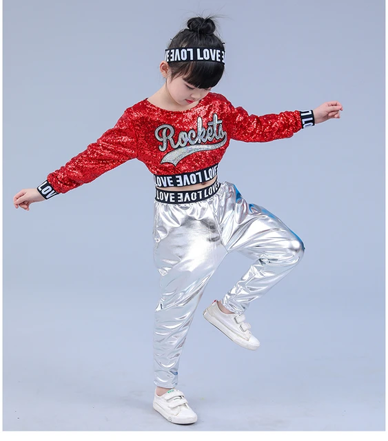 Buy 2-Piece Set Girls Hip Hop Outfits Street Dance Costume Hooded Tops +  Pants Clothing Set Online at Low Prices in India - Amazon.in