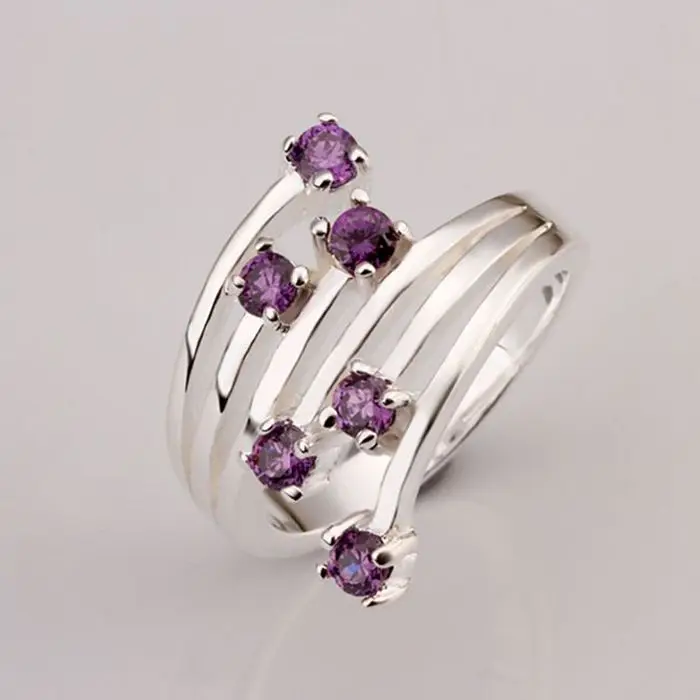 LKNSPCR339 кольцо с напылением серебра 925 пробы растительным рисунком|925 sterling silver