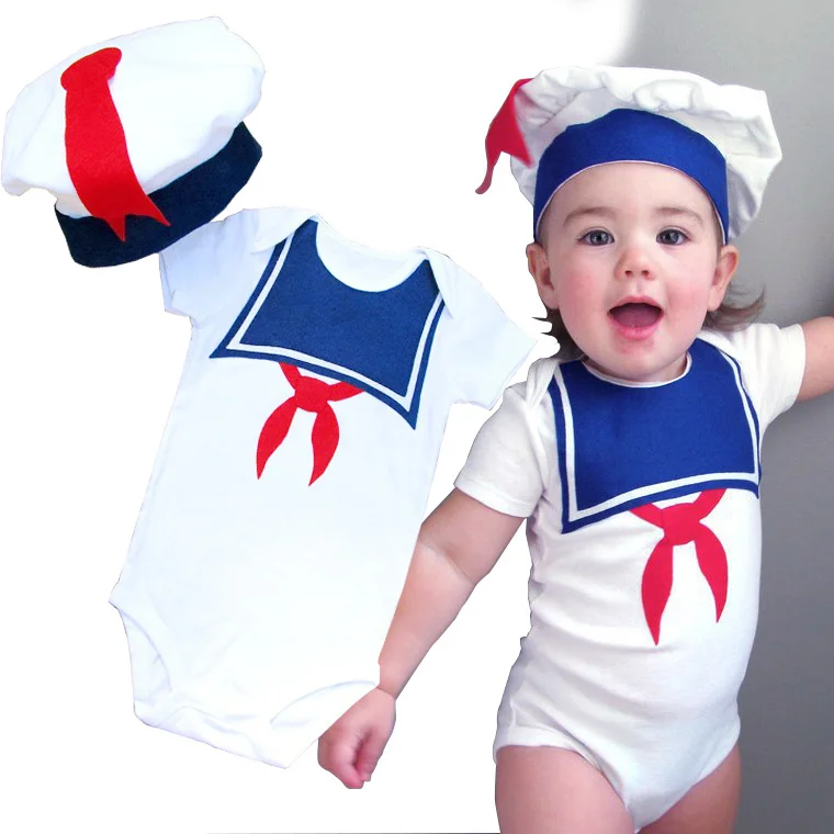 Newborn Bodysuits Babies Navy Costumes Infant Babywear Kids Climb