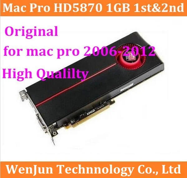  High-End original  for Mac Pro ATI HD 5870 1GB  PCI-E  video graphic card for mac pro 1st gen & 2nd gen video card  High Quality 