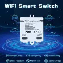 1 pcs Wifi Smart Switch Wireless APP Remote Control Smart Home Module AC100-240V 5A Switch Accessories