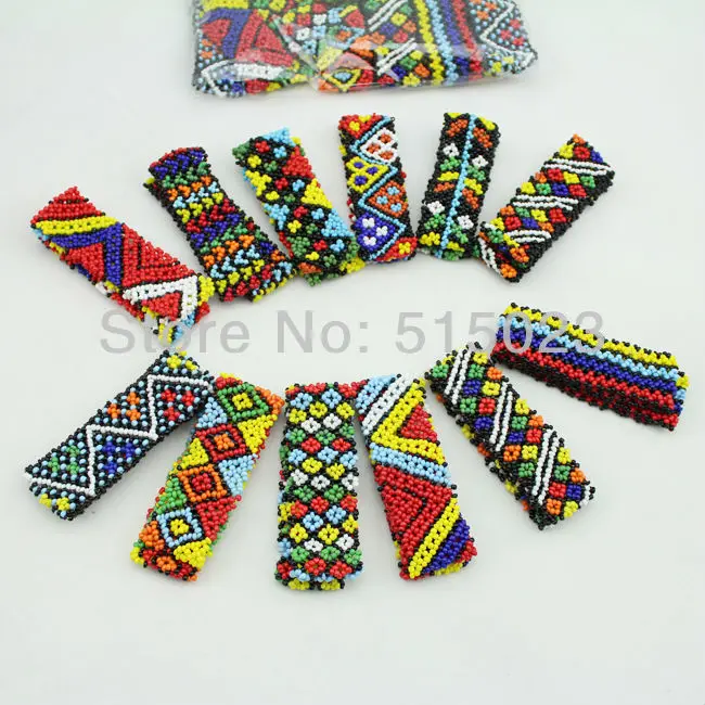 

2016 New Handmade geometric design bead Bohemia latin Multilayer Woven Bracelet Bangle Unisex Women Men Wholesale B001