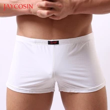 JAYCOSIN мужское однотонное сексуальное дышащее нижнее белье, трусы с выпуклой сумкой, шорты, трусы, сексуальные мужские Стрейчевые дышащие плавки