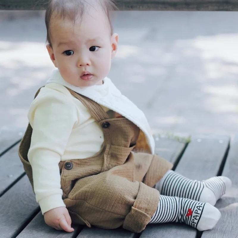 Детские носки 2 пары/компл. милые детские с надписью Love Dad And Mum для От 1 до 3 лет