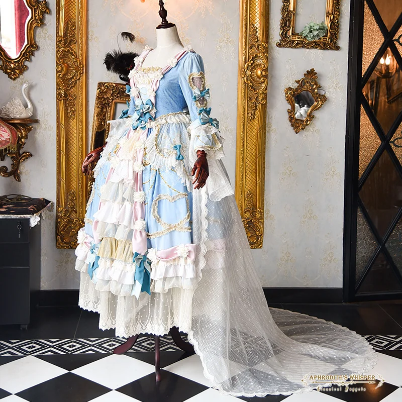 

Gorgeous Lolita bride dress classical court style dress female Halloween gift OP Dress Aphroditer's whisper