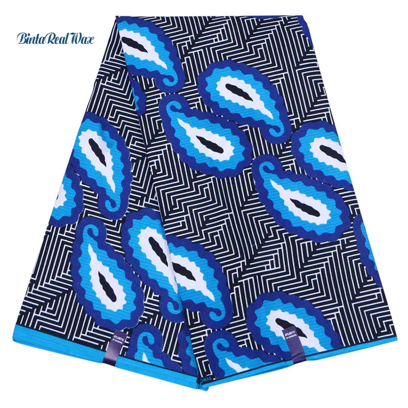 

6 yards 100% Polyeste DIY Sewing African Fabric dutch Wax Tissus Ankara Fabric For Wedding Party Dress FP6091
