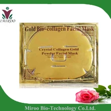 50 шт. увлажняющий Anti-Aging Золото био-коллаген Косметическая пудра маска для лица