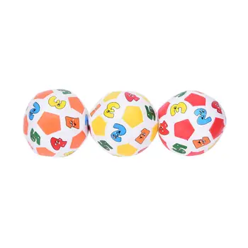 

1Pcs Baby Preschool Learning Colors Number Rubber Ball Plaything Children Kids Educational Toy Wholesale Random Color Hot Sell