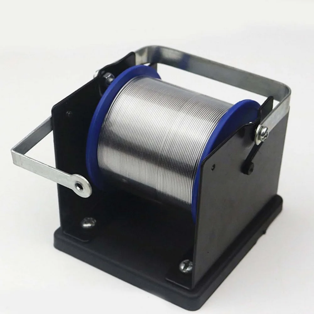 

Metal Solder Dispenser Wire Spool Holder Metal Stand for Welding and Soldering Durable Convenient Tools Spool Feeder