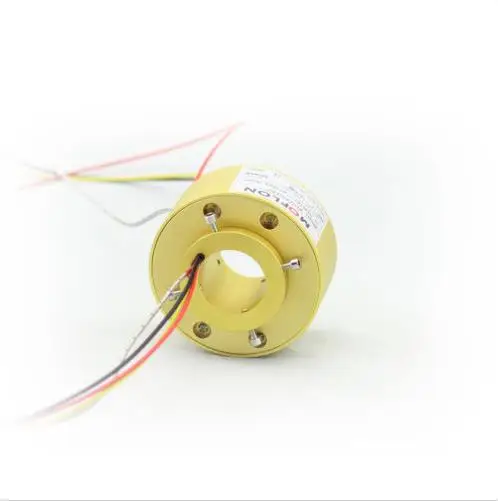 

MOFLON through bore slipring slip ring BORE SIZE 38.1mm OD99mm 12wires X10A Slip Ring MT2586